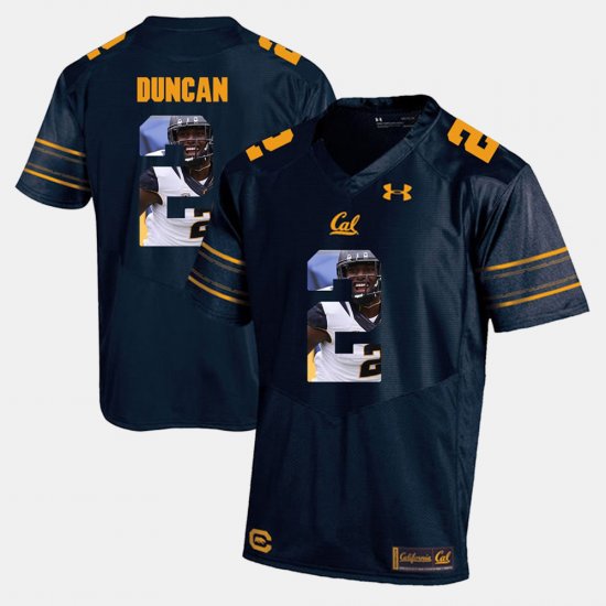 #2 Jordan Duncan Player Pictorial University of California Men\'s Navy Blue Jersey 811311-815