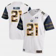 #21 Keenan Allen Player Pictorial Cal Men's White Jersey 842028-463