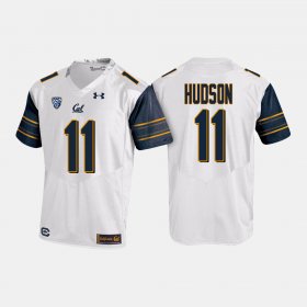 #11 Raymond Hudson College Football Cal Men's White Jersey 277640-377